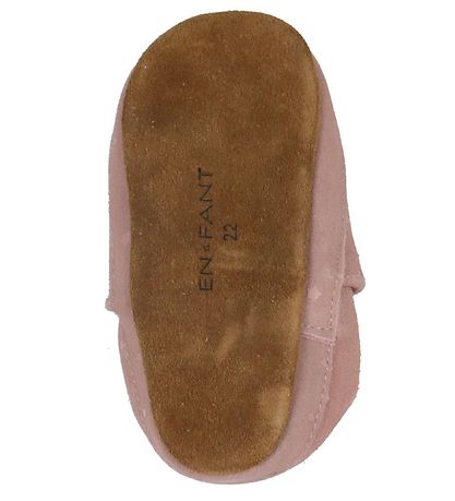 En Fant Skindfutter - Suede - Rose Dawn m. Stjerner