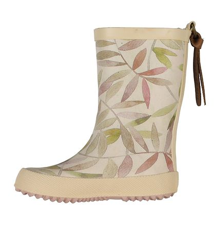 Bisgaard Gummistvler - Fashion - Beige Leaves