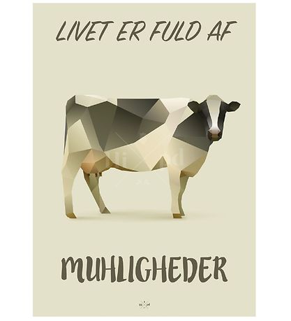 Hipd Plakat - A4 - Cow