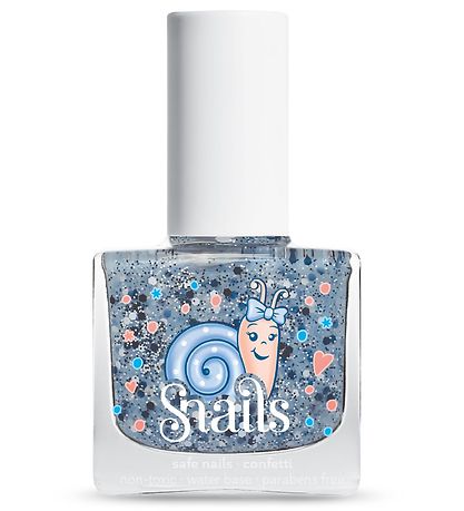 Snails Neglelak - Snails Confetti - Lyseblå Glimmer Mix