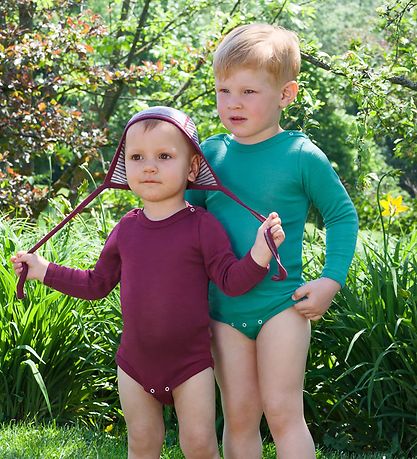 Engel Body l/æ - Uld/Silke - Blommelilla