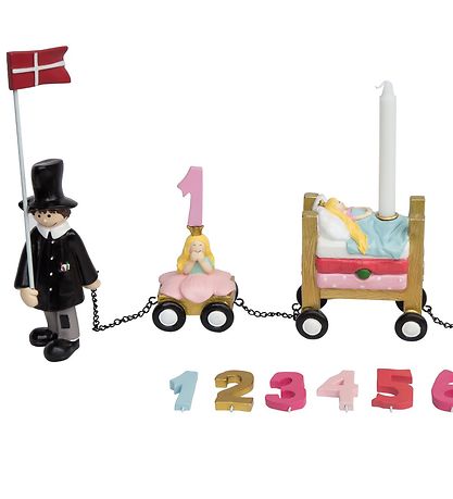 Kids by Friis Fødselsdagstog - 45 cm - Eventyr Pige