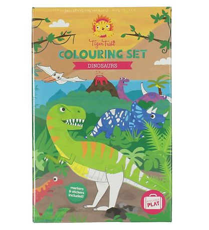 Tiger Tribe Farvesæt - Dinosaurs