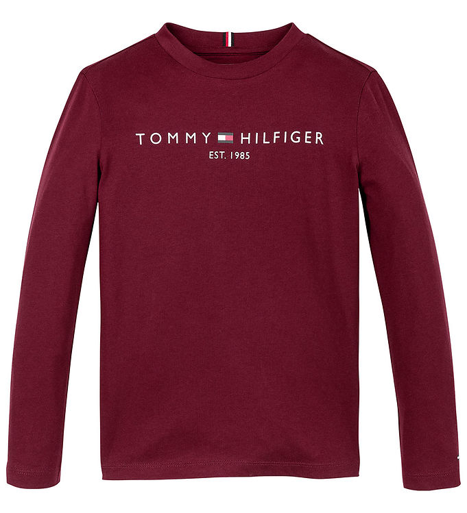 Tommy Hilfiger Bluse Essential Deep Rouge