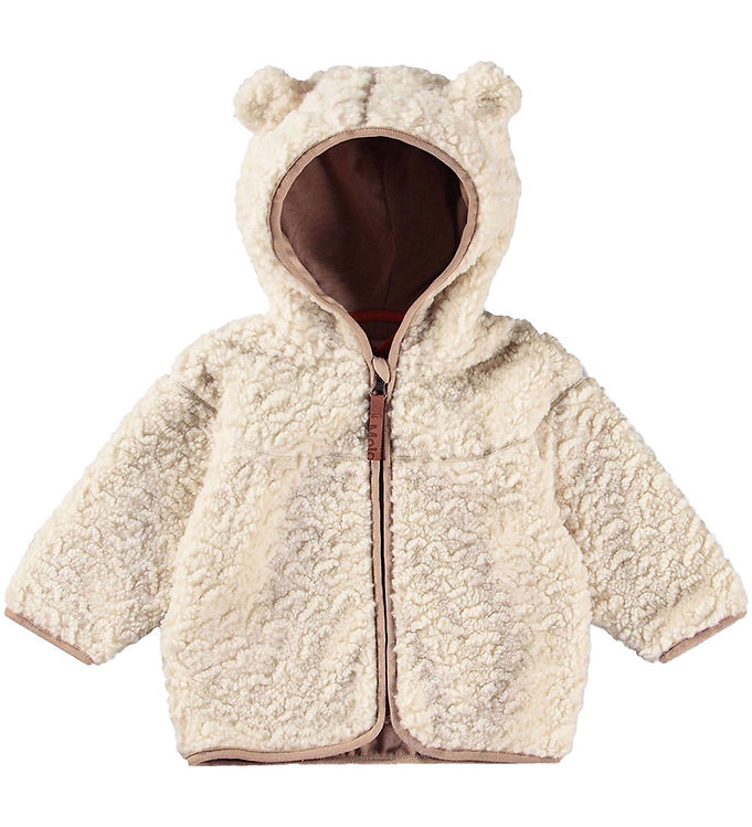 Molo Fleecejakke Teddy Ummi White Noise