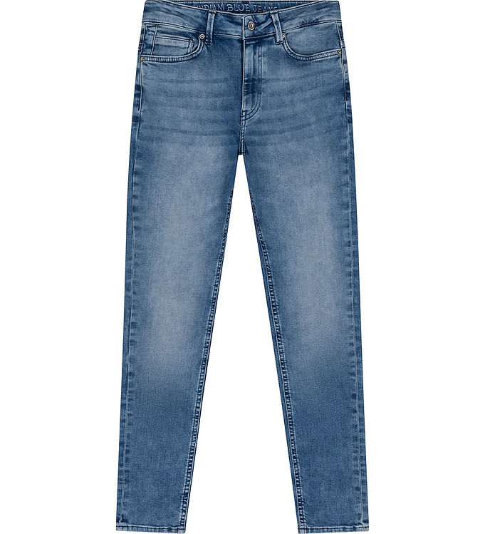 Indian Blue Jeans Jeans Tapered Fit Damaged Light Denim