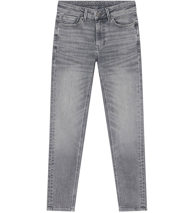 Indian Blue Jeans Jeans Tapered Fit Light Grey Denim