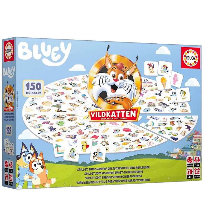 Educa Brætspil Vildkatten Bluey