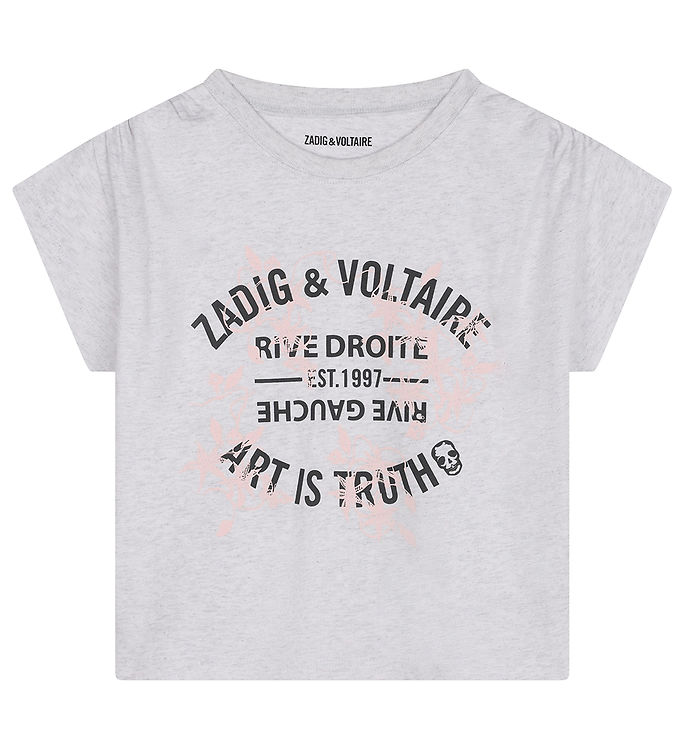 Zadig & Voltaire Shirt Lyesgråmeleret Print