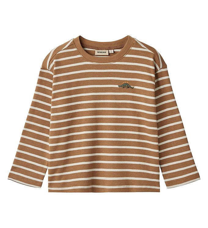 Wheat Bluse Dallas Caramel Stripe