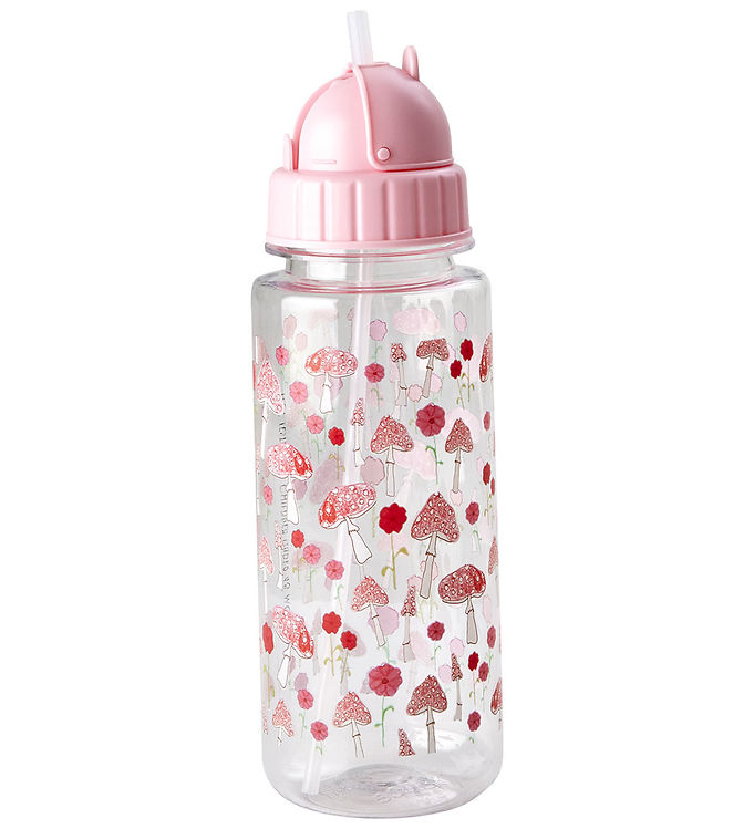 Rice Drikkedunk - 500 ml - Pink/Happy Forest