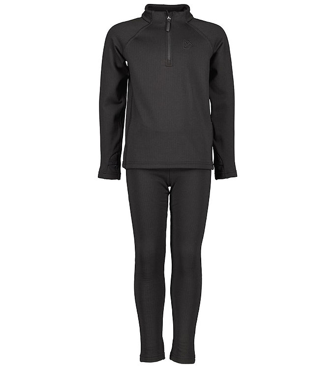 Didriksons Sæt Baselayer Yotta Sort