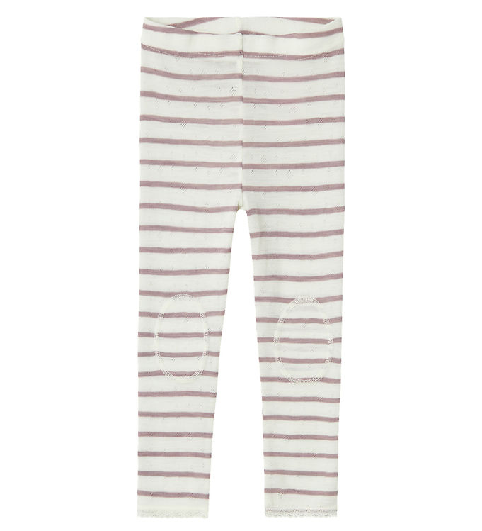Name It Leggings Uld Noos Nmfwang Snow White/purple Dove