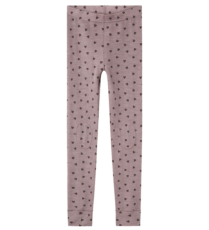 Name It Leggings Uld Nkfwang Purple Dove