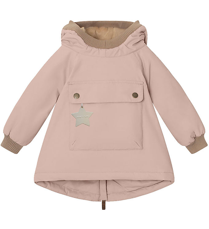 Mini A Ture Vinterjakke Babywen Fleece Adobe Rose
