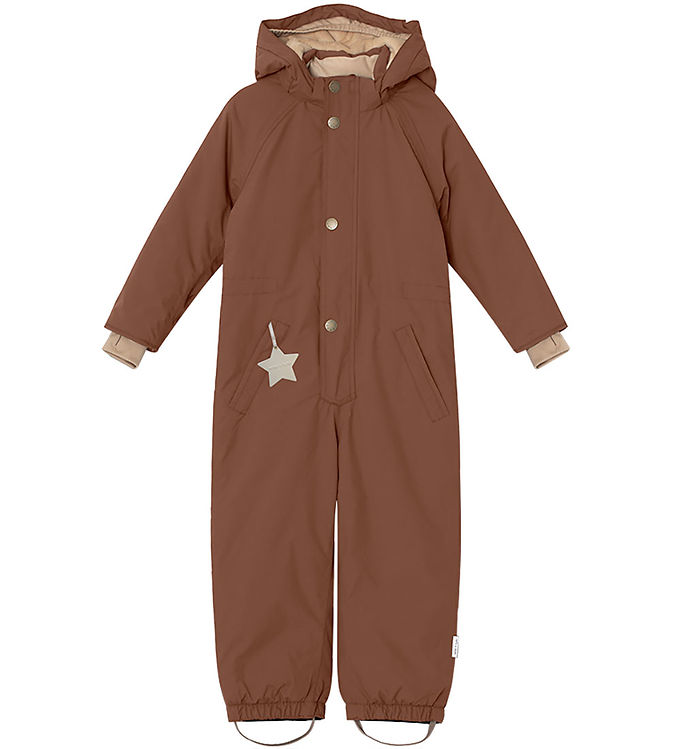Mini A Ture Flyverdragt Wanni Fleece Rootbeer Brown
