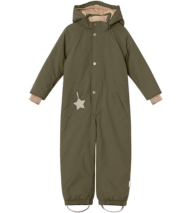Mini A Ture Flyverdragt Wanni Fleece Olive Night