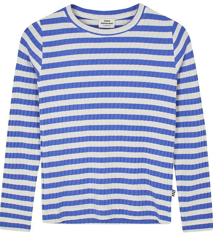 Mads Nørgaard Bluse Talika Amparo Blue/vanilla Ice