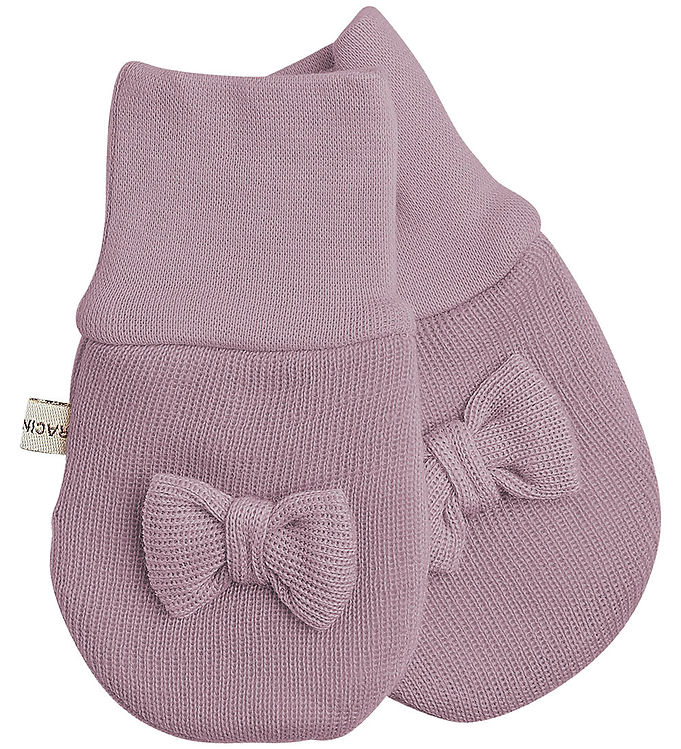 Racing Kids Luffer – Uld/Bomuld – Elderberry m. Sløjfe