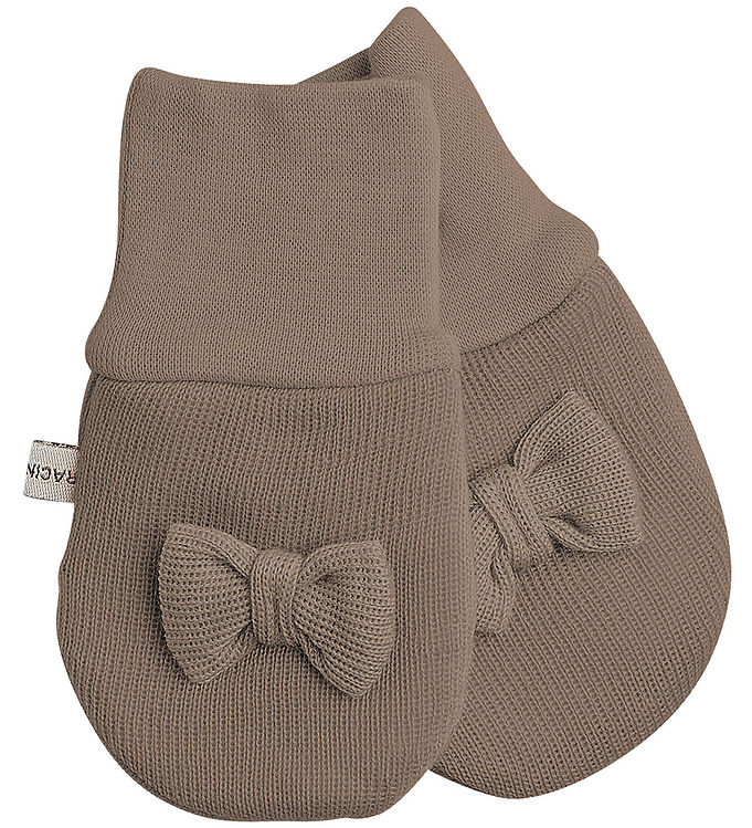 Racing Kids Luffer – Uld/Bomuld – Brown Birch Bark m. Sløjfe