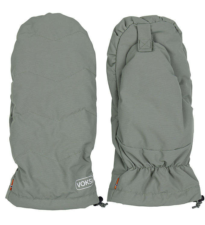 Voksi Barnevognshandsker – Meadow Green/Light Grey