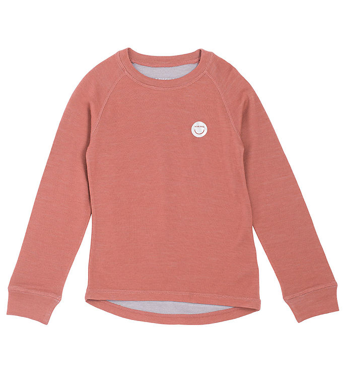 Viking Bluse Uld/bambus Baselayer Pink