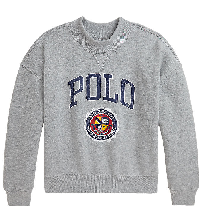 Polo Ralph Lauren Sweatee Shirt Gråmeleret M. Print