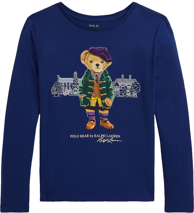 Polo Ralph Lauren Bluse Blå Bamse