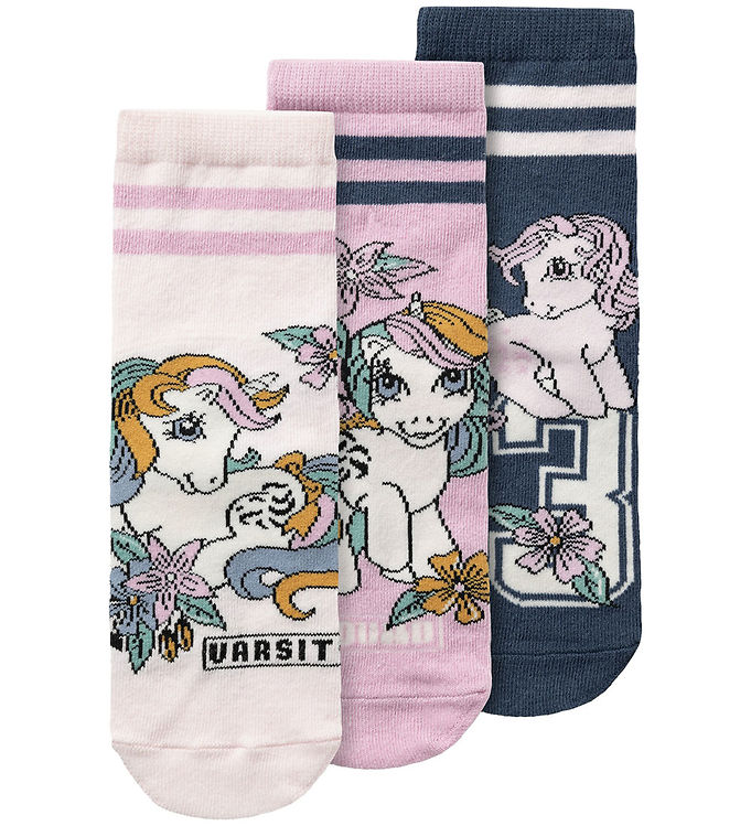 Name It Strømper Nmfjojo 3-pak Festival Bloom/pastel