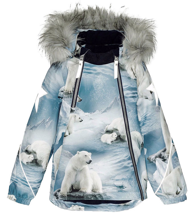 Molo Vinterjakke Hopla Fur Polar Bear Joy