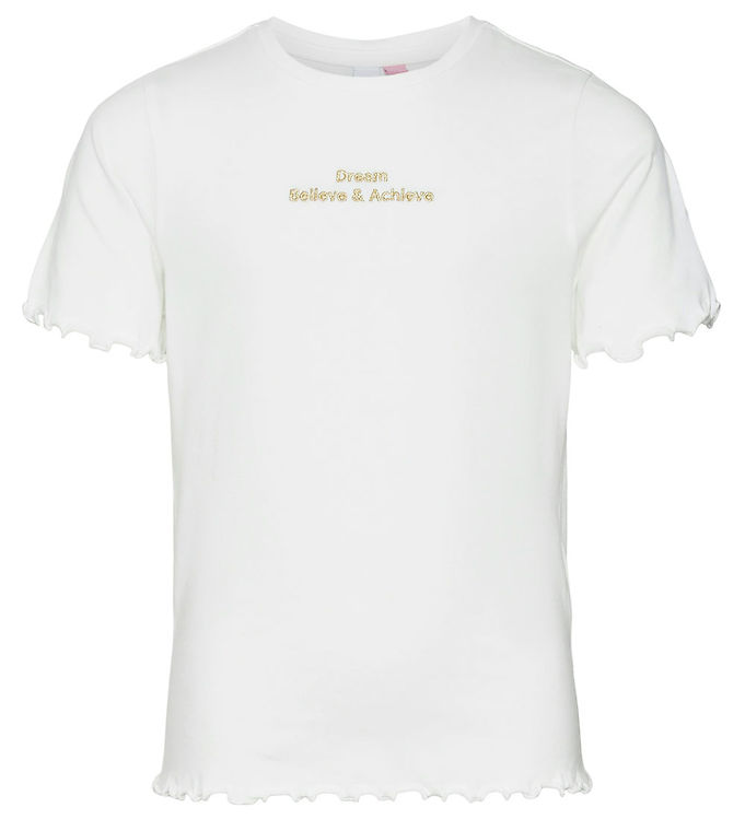 Vero Moda T Shirts Vmdreambig Francis Snow White/fly High Dr