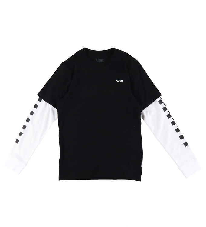 Vans Bluse Long Check Twofer Sort