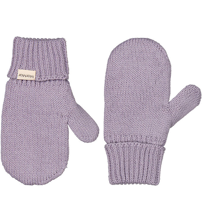 MarMar Luffer – Strik – Alvilda – Uldblanding – Purple