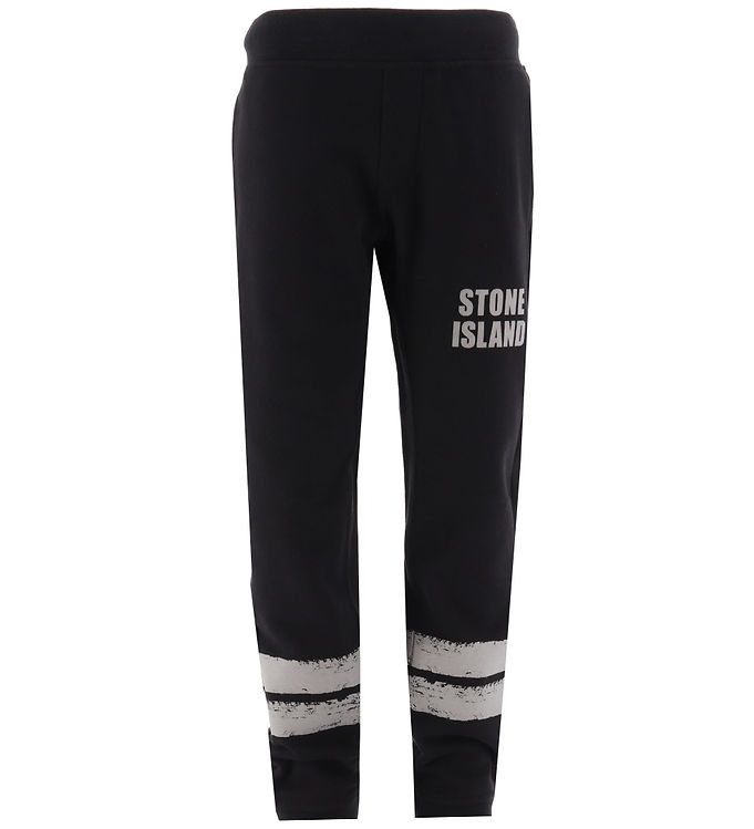 Stone Island Sweatpants Sort M. Refleks