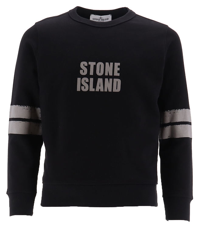 Stone Island Sweatee Shirt Sort M. Refleks