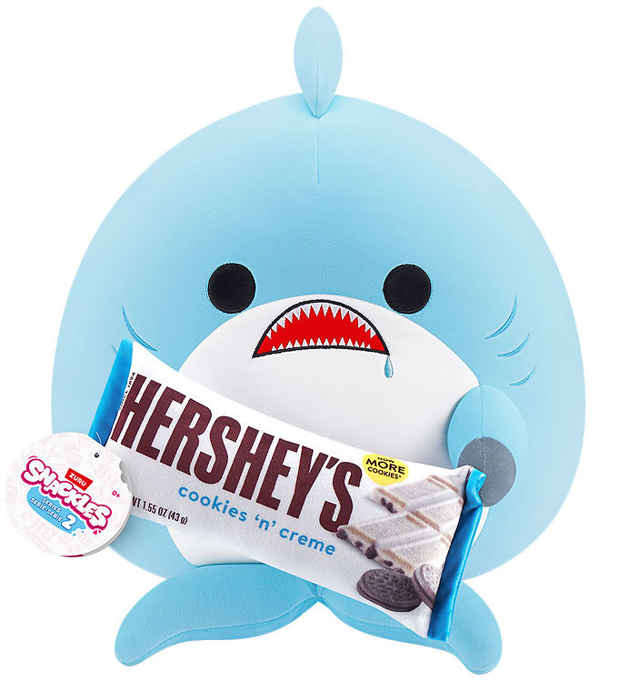 Snackles Bamse 35 Cm Hajen Seth M. Hershey  