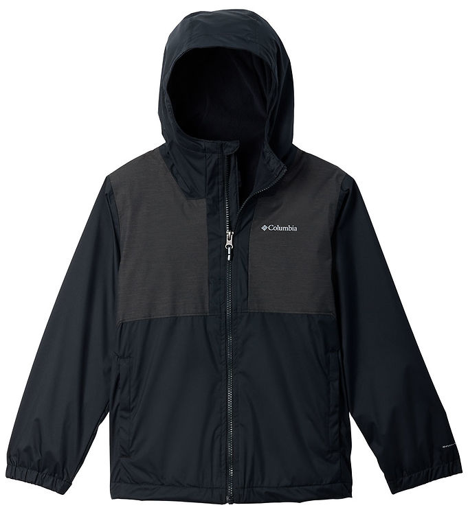 Columbia Regnjakke Fleece Rainy Trails Sort