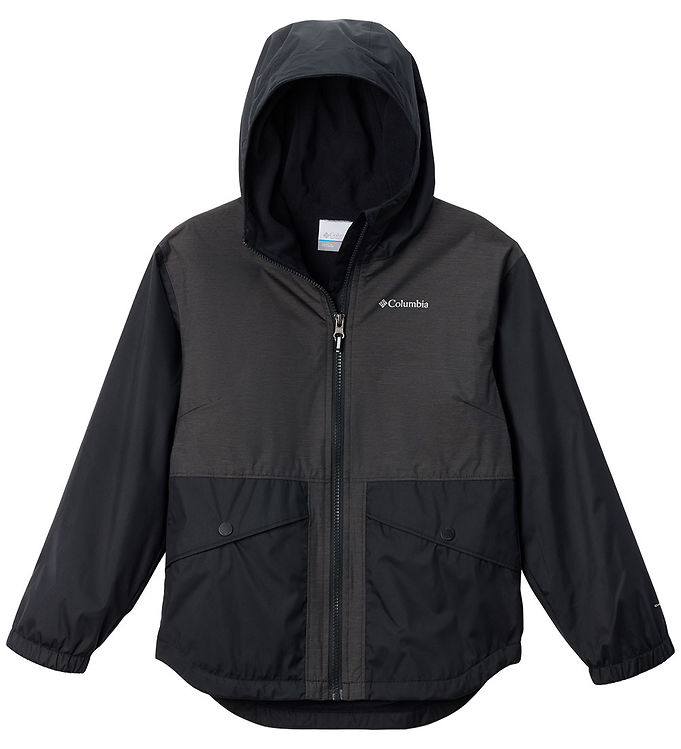 Columbia Regnjakke M. Fleece Rainy Trails Ii Sort