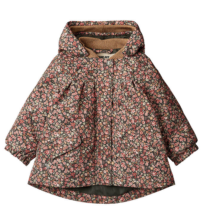 Wheat Vinterjakke Mimmi Tech Raven Wild Flowers