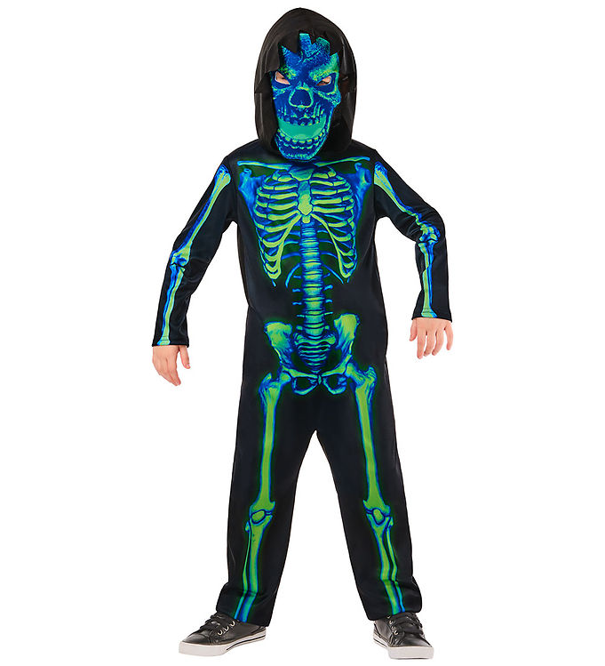 Rubies Udklædning Neon Green Skeleton