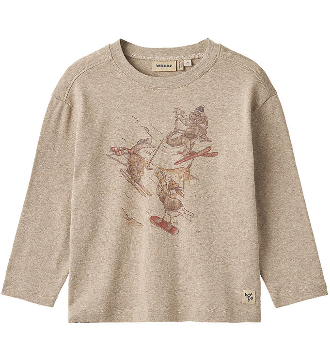 Wheat Bluse Claus Gravel Melange