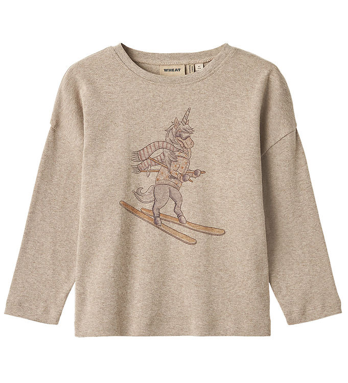 Wheat Bluse Hanni Gravel Melange