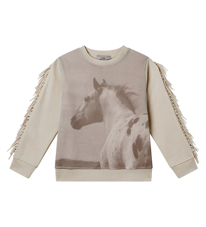 Stella Mccartney Kids Sweatshirt Creme M Hest