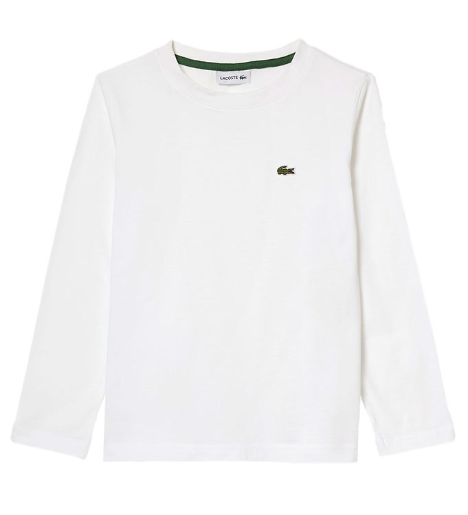 Lacoste Bluse Hvid Logo