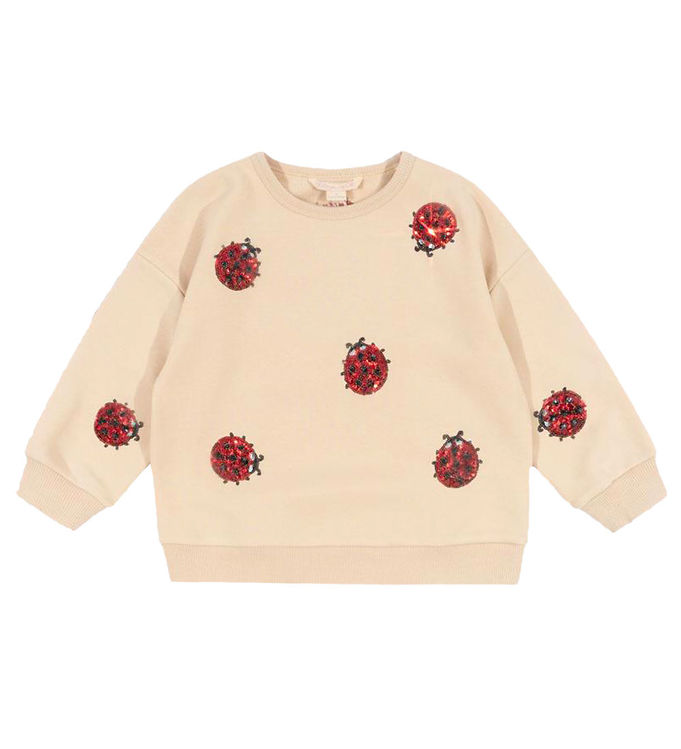 Konges Sløjd Sweatee Shirt Lou Ladybyg Glitter