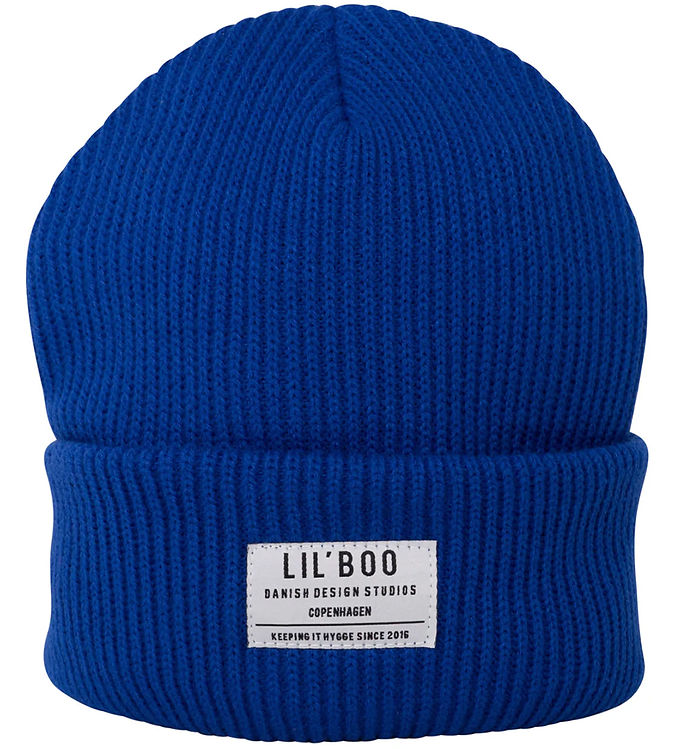 Billede af Lil'Boo Copenhagen Hue - Strik - Hygge Beanie - Bright Blue