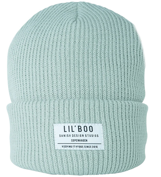 Billede af Lil'Boo Copenhagen Hue - Strik - Hygge Beanie - Mist Mint