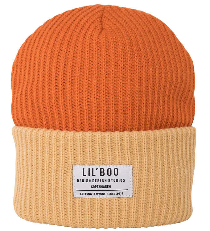 Billede af Lil'Boo Copenhagen Hue - Strik - Hygge Beanie - Caramel/Sand