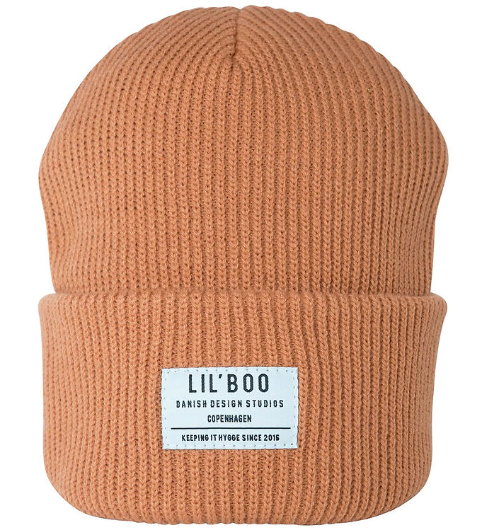 Billede af Lil'Boo Copenhagen Hue - Strik - Hygge Beanie - Abricot