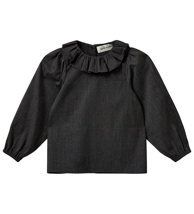 Sofie Schnoor Bluse Antracit Check